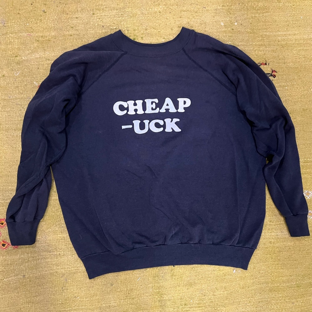 Adult black vintage sweatshirt
